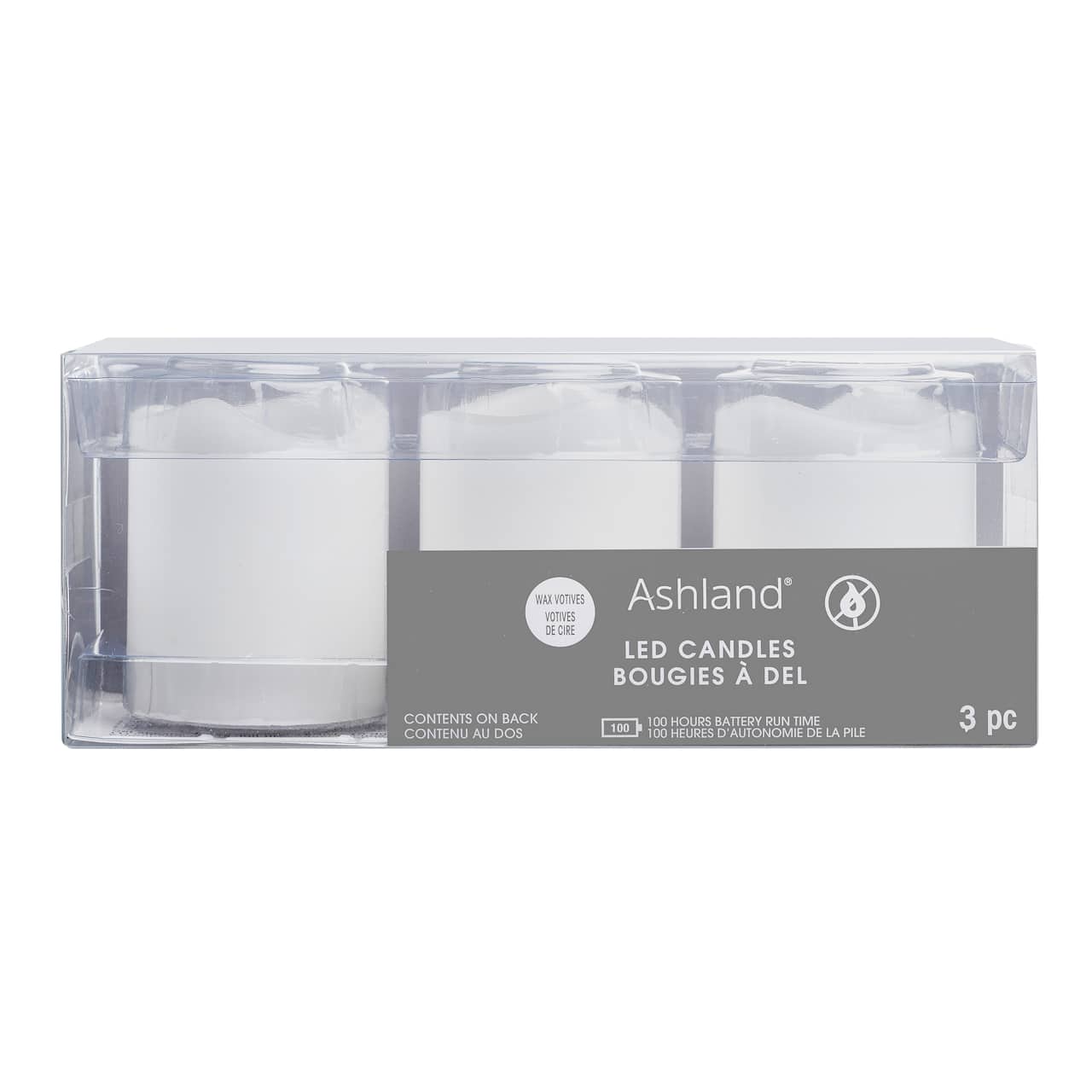 12 Packs: 3 ct. (36 total) White LED Votive Candles by Ashland®